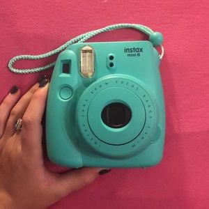 Mint blue Polaroid